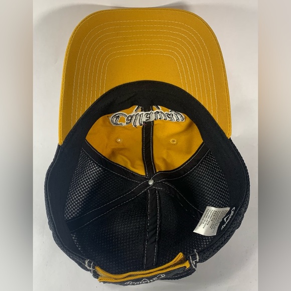 Gold Black Callaway Golf Hat Baseball Cap Adjustable Back - Picture 4 of 5